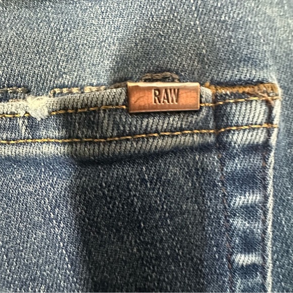 G-Star 3301 Slim Men's Blue Denim Jeans Size 34x34 - Picture 9 of 9